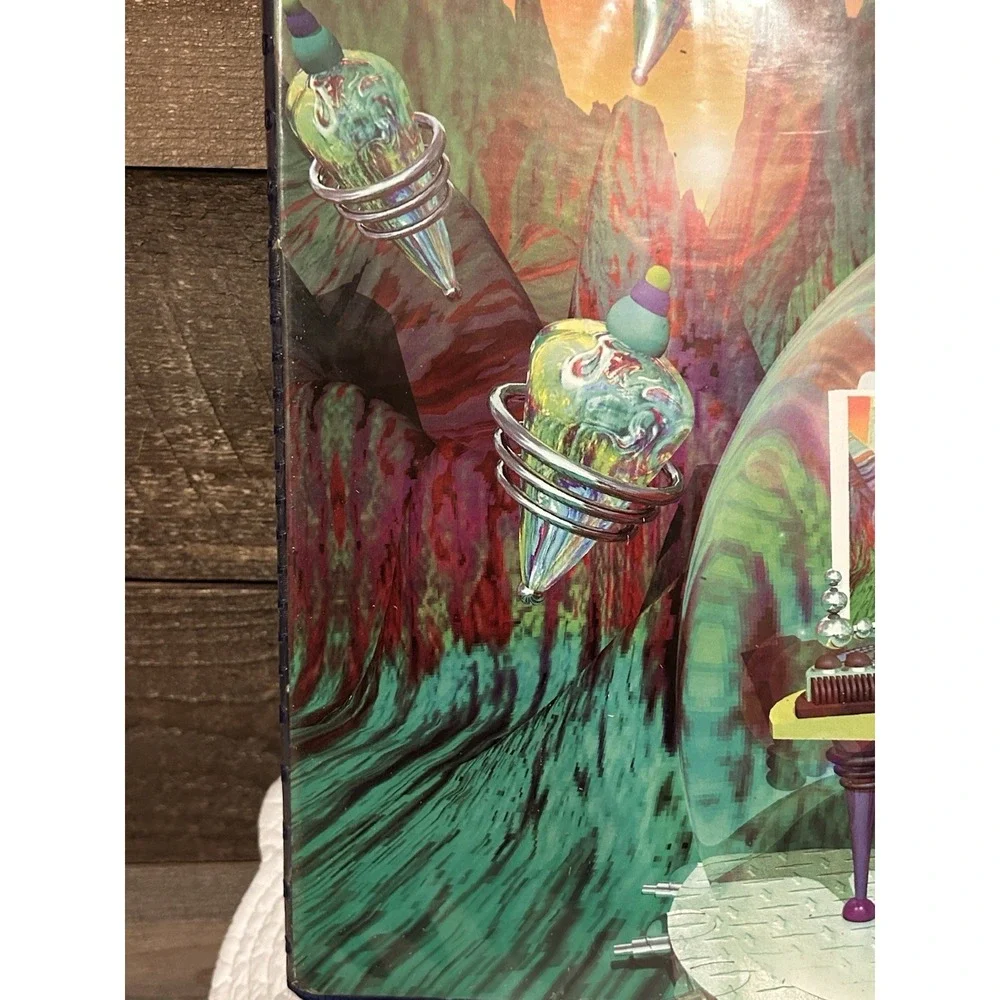 Vintage 1996‎ FuturoCity Mead 3-Ring Binder w Clipboard